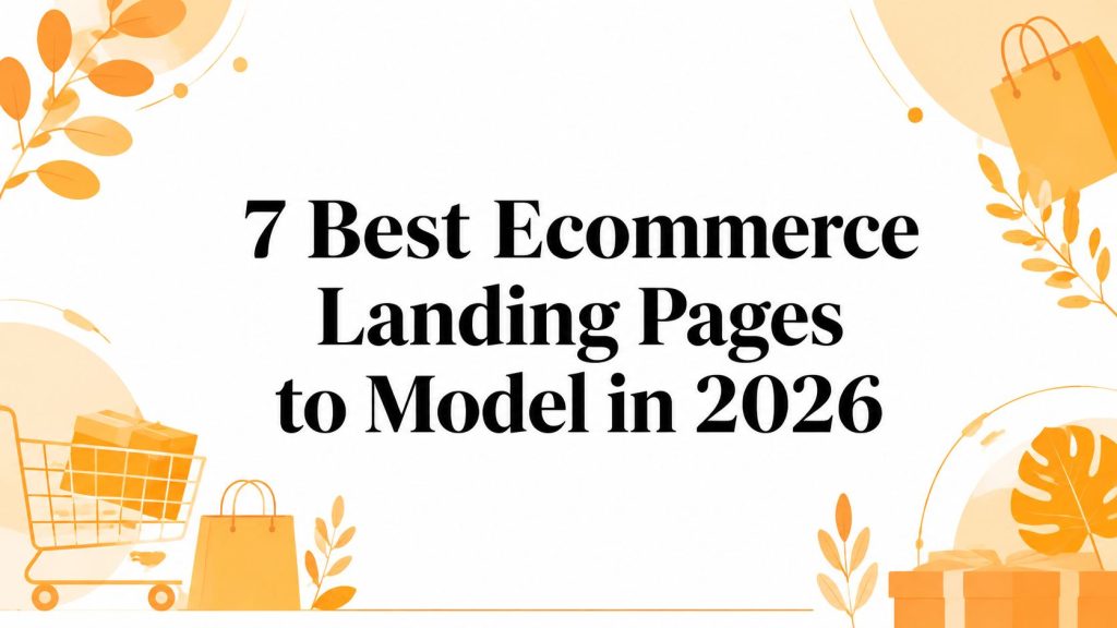 7 Best Ecommerce Landing Pages to Model in 2026